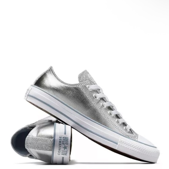 Converse Women's Chuck Taylor All Star Ox Sparkle Sneakers NWOT - Picture 7 of 8